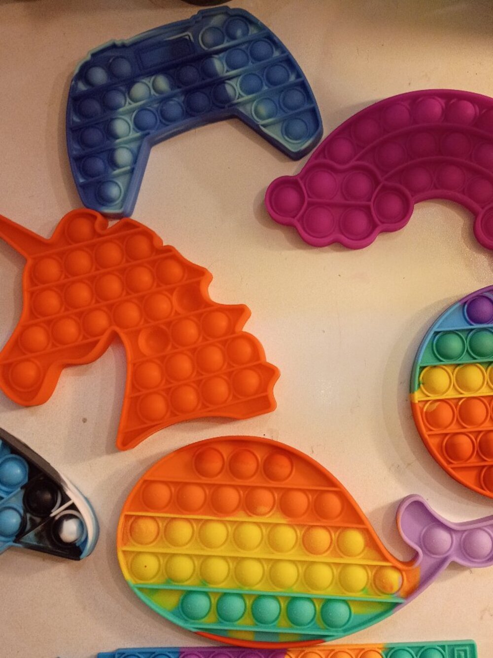 Set of 6 Pop Push Fidget Toys